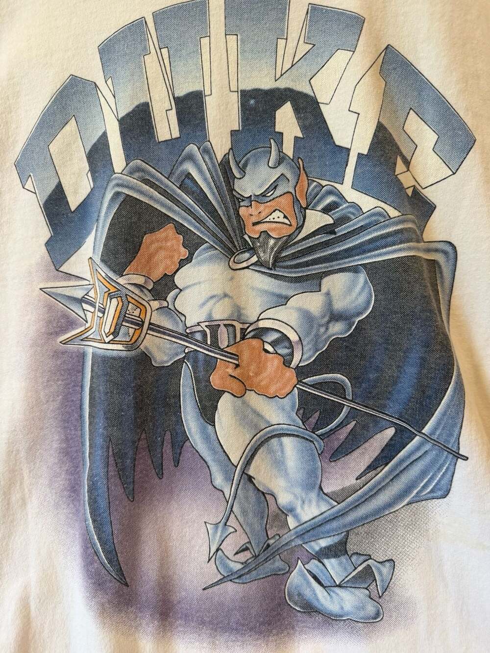 Vintage 90s Duke Blue Devils NCAA Graphic T-Shirt - Picture 3 of 4